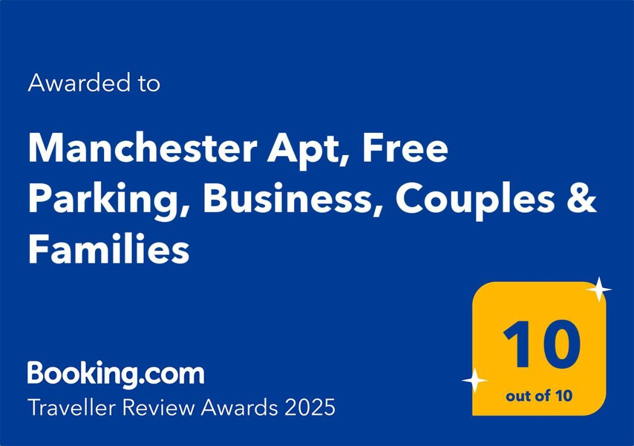 Manchester Apt, Free Parking, Business, Couples & Families Екстер'єр фото